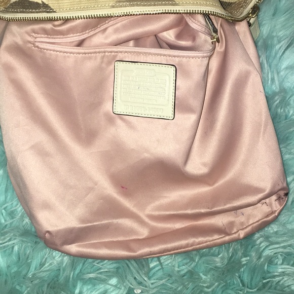 Authentic Coach Bag Sequin C’s - Picture 4 of 4